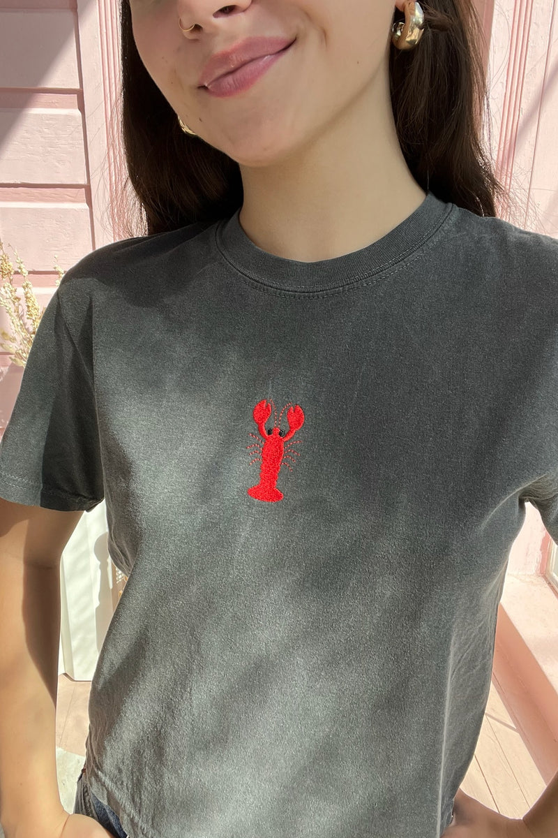 It's the Little Things Boxy Tee ~ Crawfish