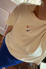 It's the Little Things Boxy Tee ~ Pelican