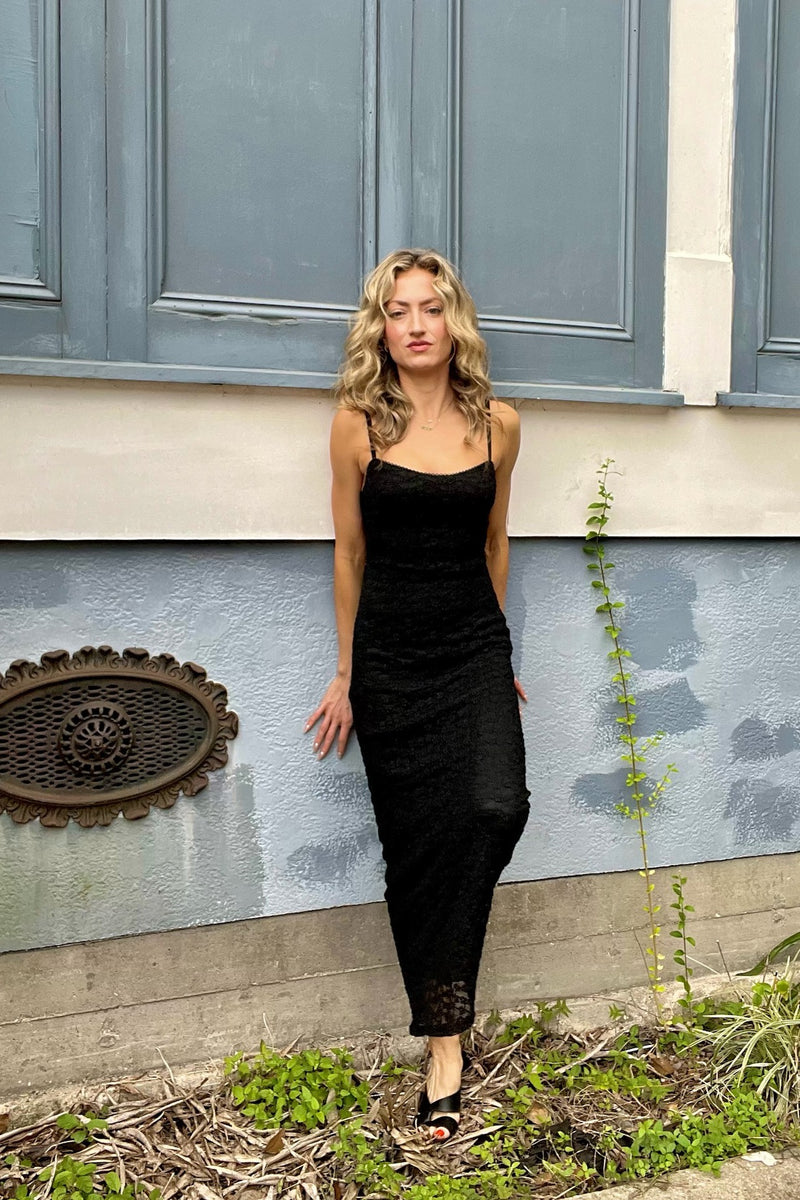 In the Zone Lace Midi Dress