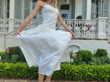 Menorca Maxi Dress ~ White