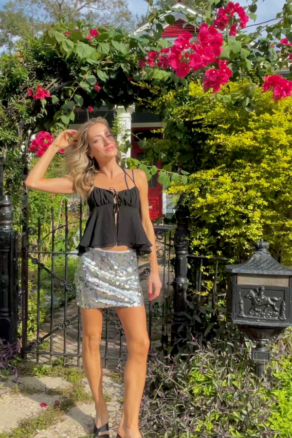 Sparkle of my Eye Sequin Skort