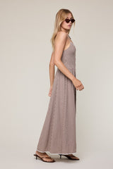 First of Fall Gingham Maxi Dress
