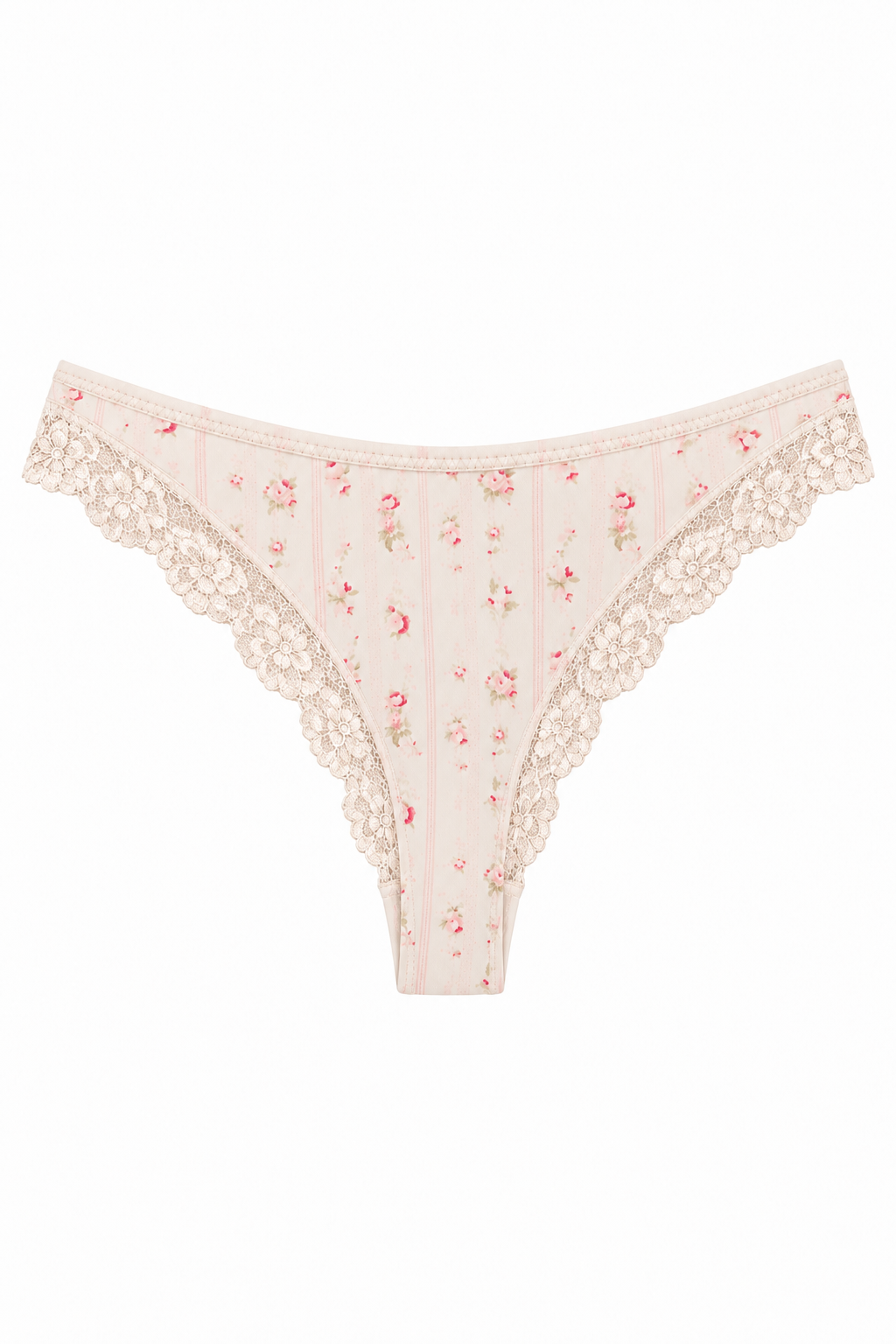 Butter Me Up Lace Thong ~ Biscotti