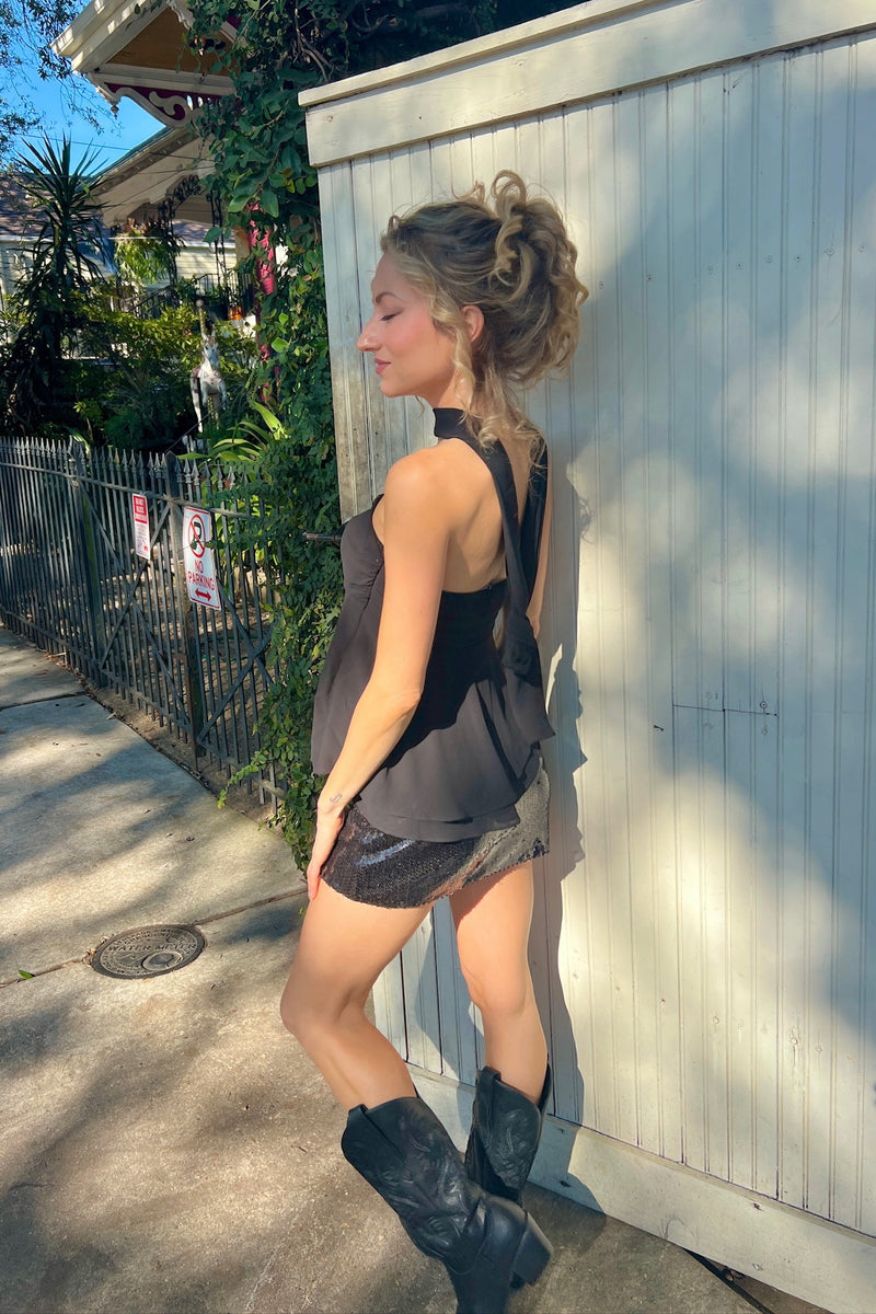 Evening Elegance Chiffon Top