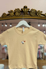 It's the Little Things Ribbed Baby Tee ~ Pelican