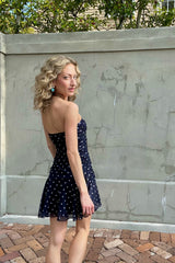 Call me Old Fashioned Strapless Mini