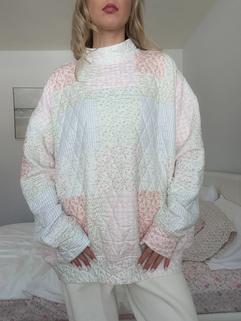 Quilted Cutie Pastel Pullover