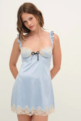 Sweetheart Satin Slip Dress