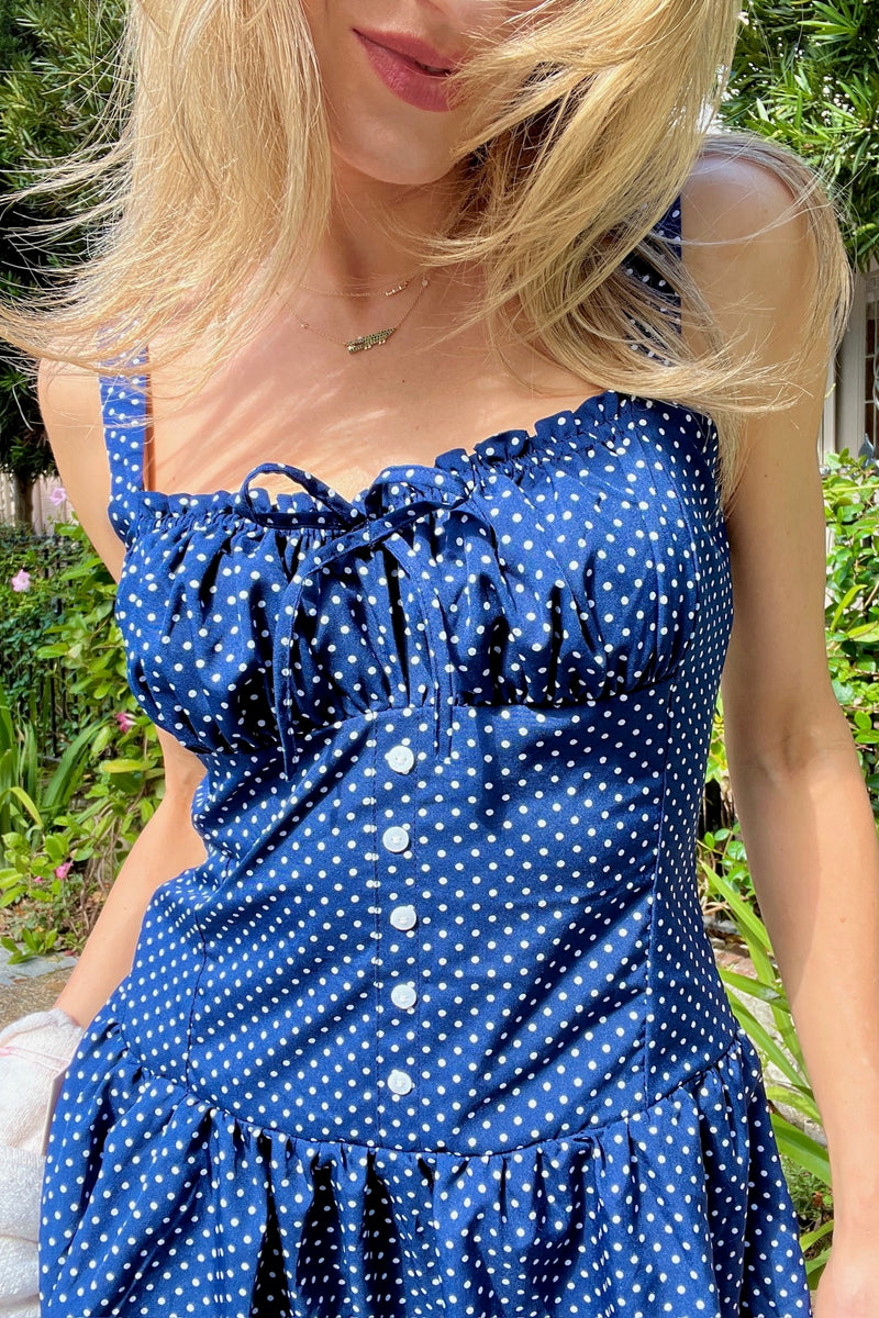 Dolly Polka Dot Mini Dress
