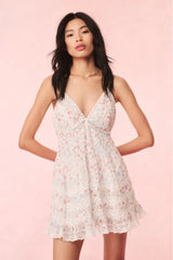 Alonna Cotton Mini Dress ~ Confetti Bloom