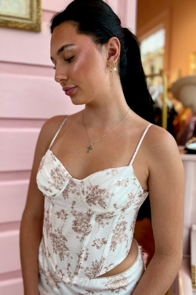 Let's Make a Toast Bustier Top
