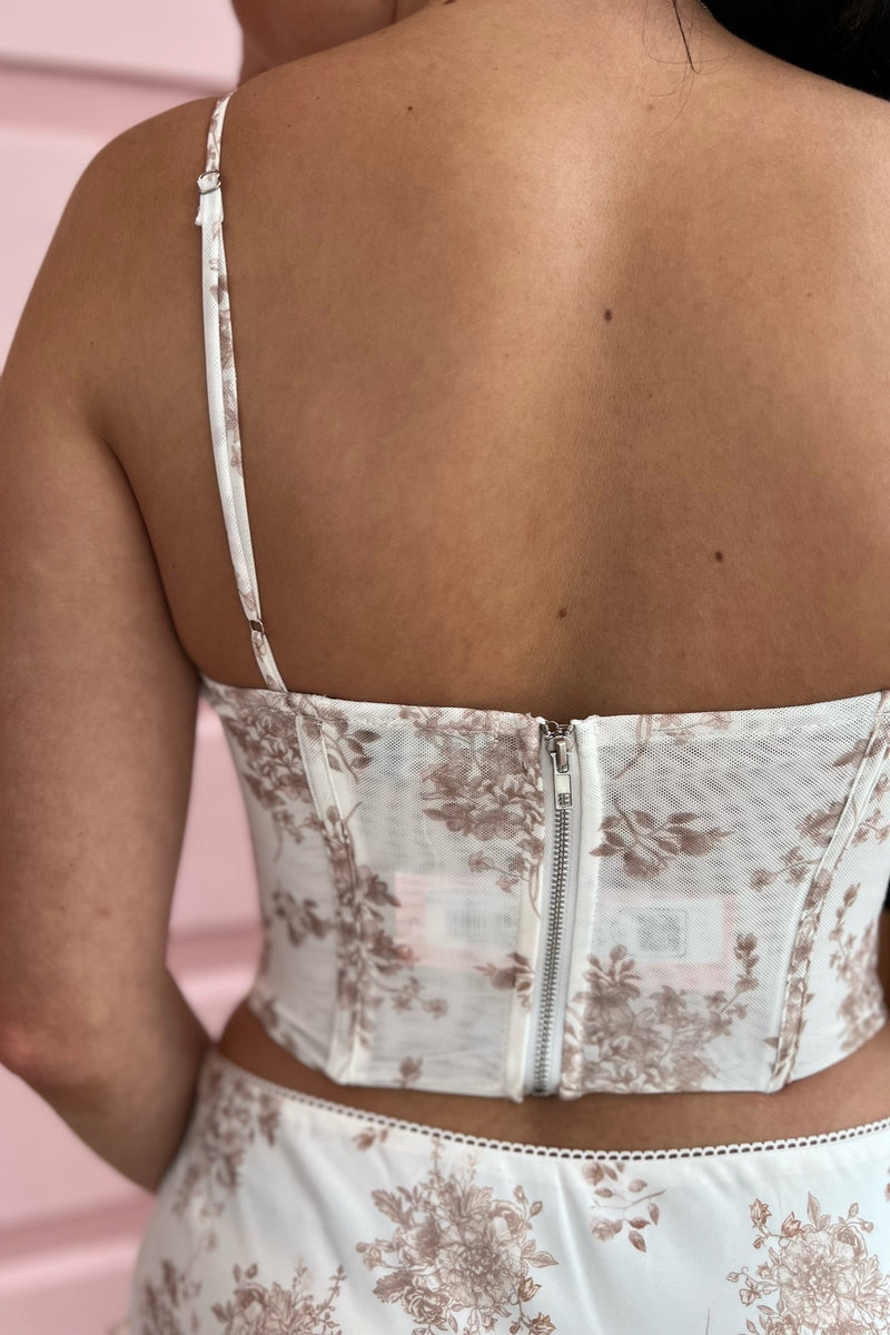 Let's Make a Toast Bustier Top