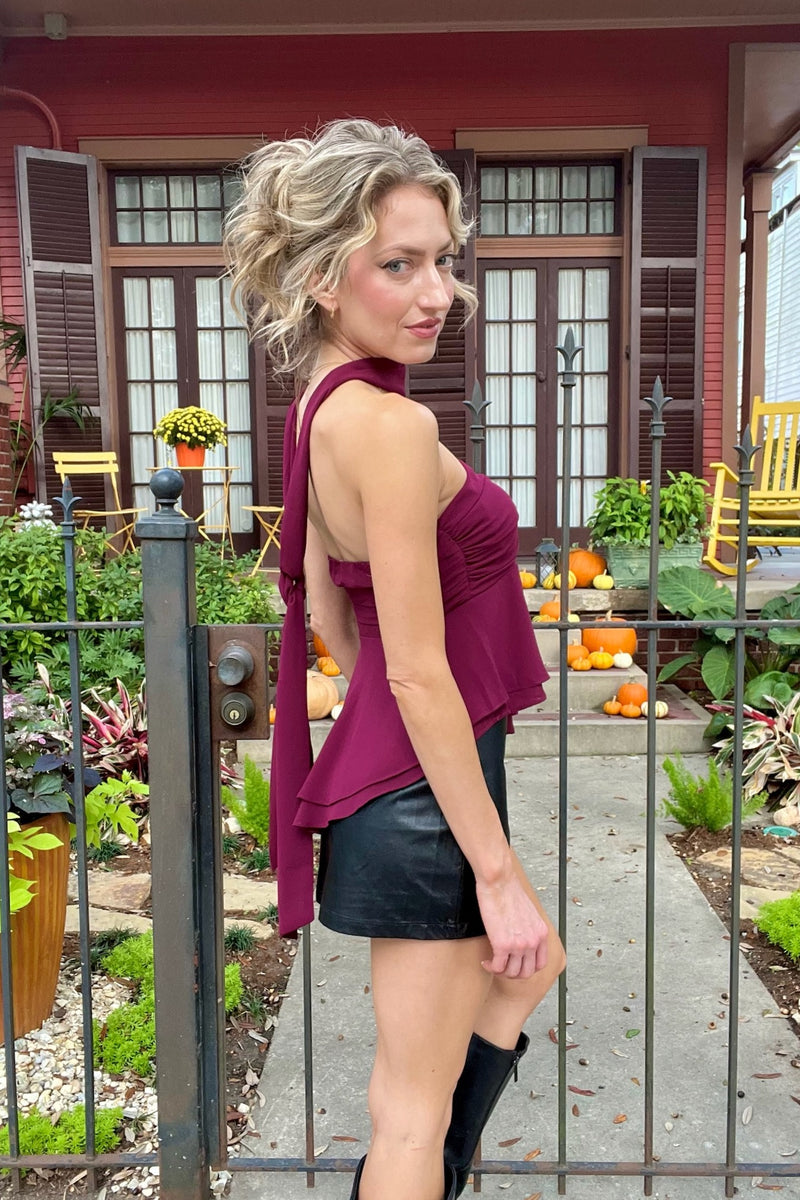 Evening Elegance Chiffon Top