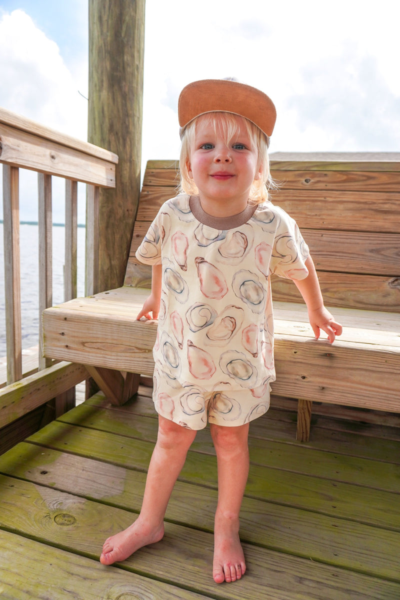 Organic Cotton 2 Piece Set ~ Oyster