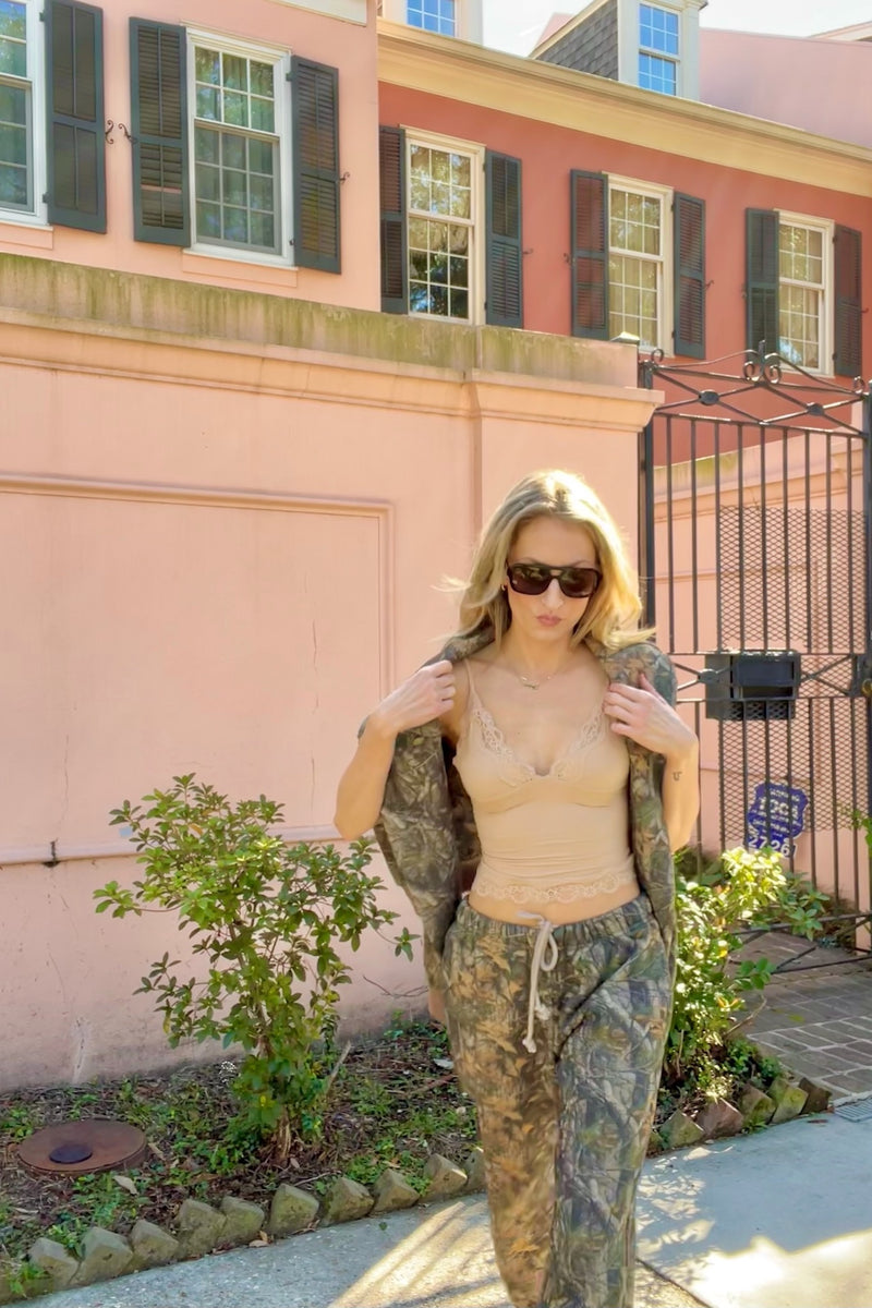 Bayou Camo Wide Leg Sweatpants