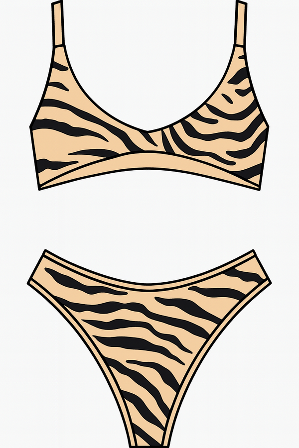 Butter Me Up Thong ~ Tiger