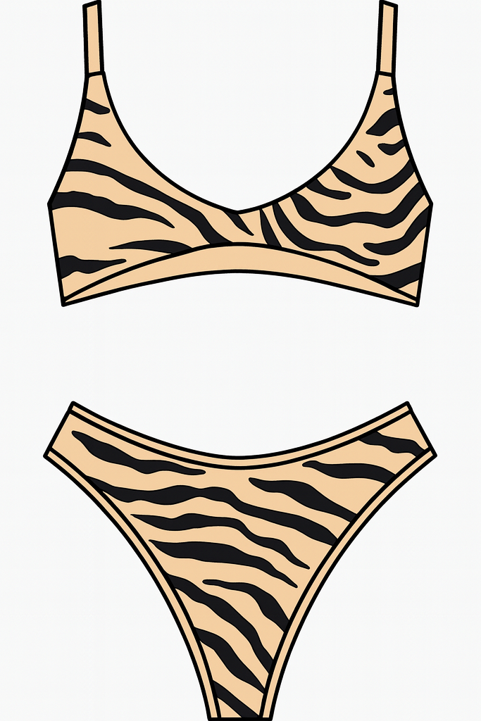 Butter Me Up Thong ~ Tiger