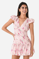 Russ Silk Dress ~ Pink Ivy