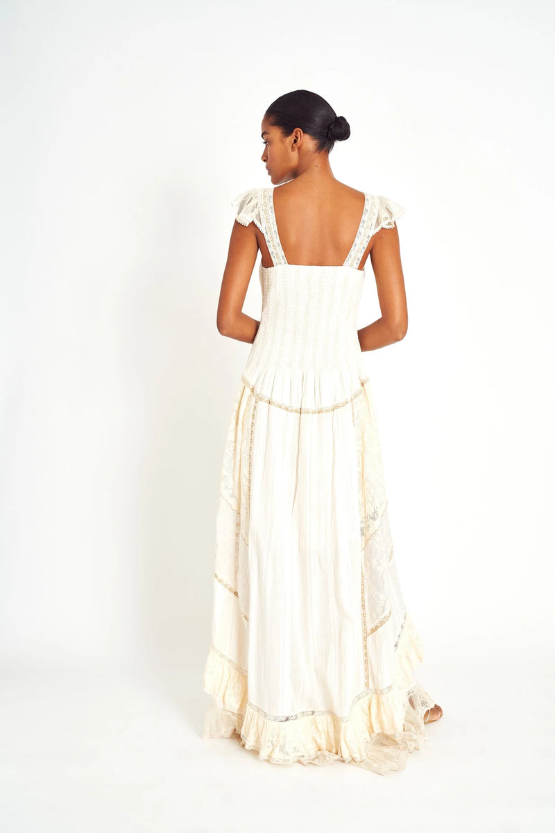Saskia Dress ~ Cream