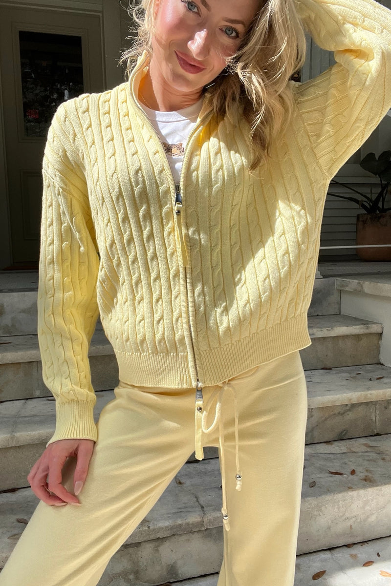 Dawson Knit Fold Over Pant ~ Vanila Sugar