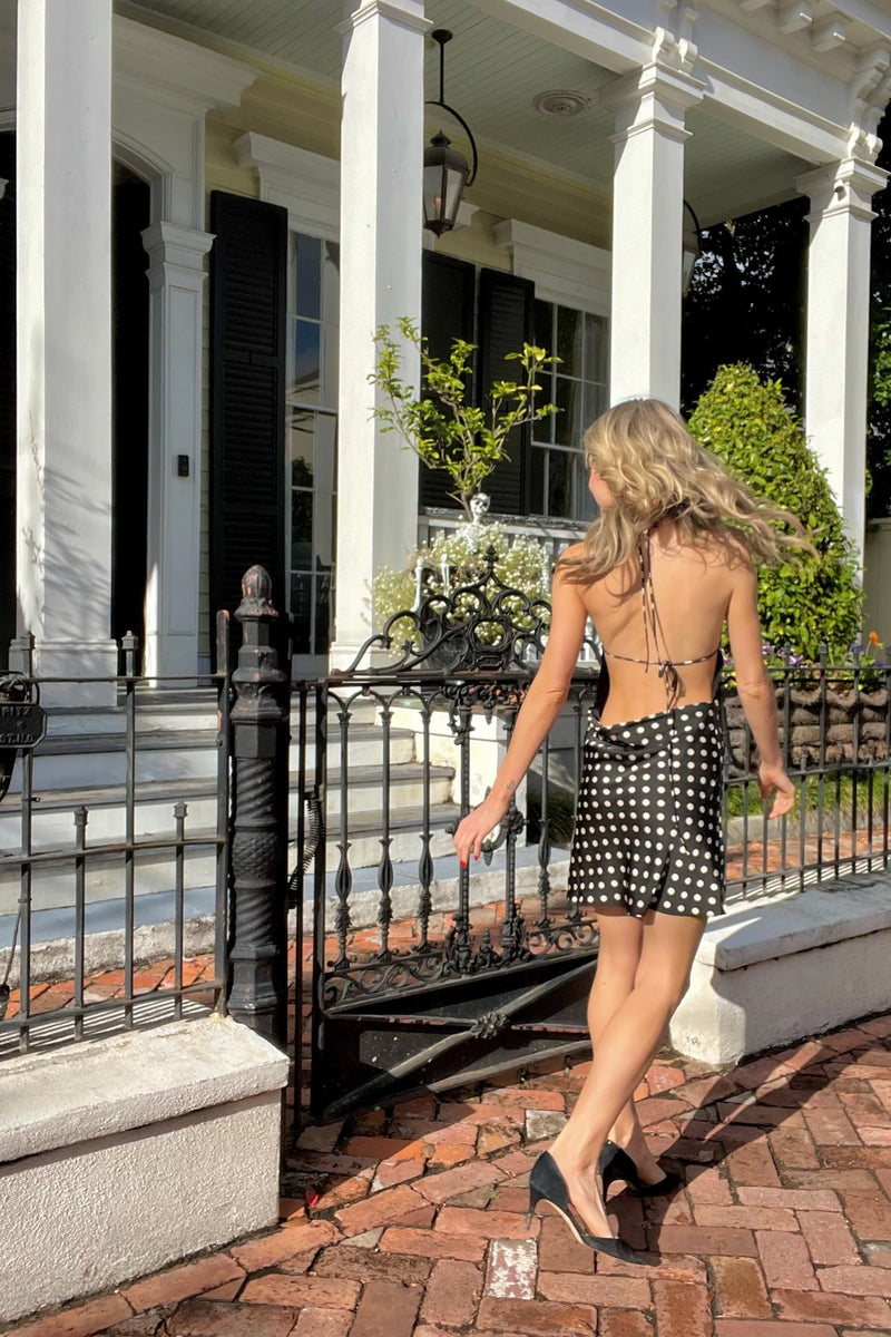 Deck the Halter Mini Dress