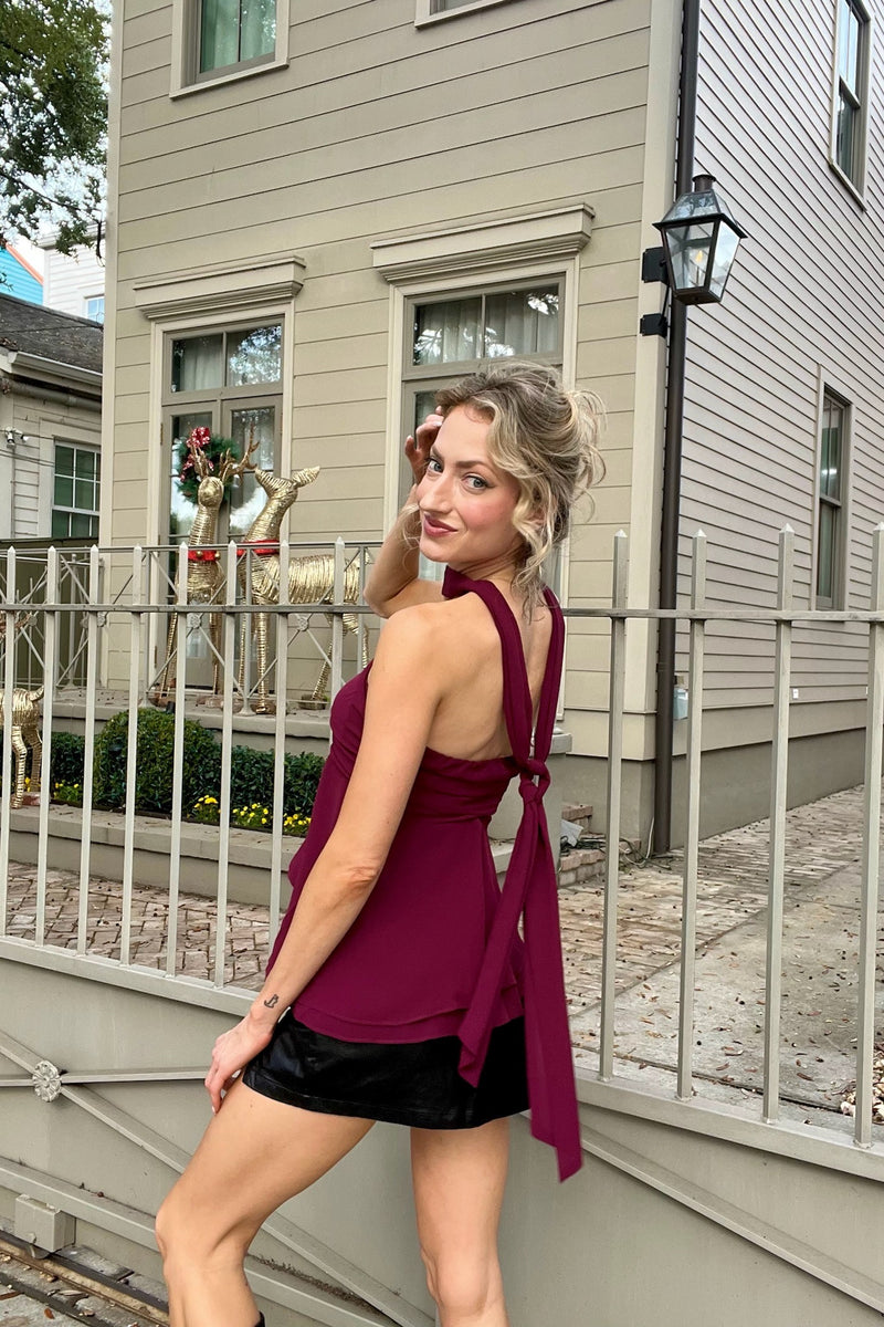 Evening Elegance Chiffon Top