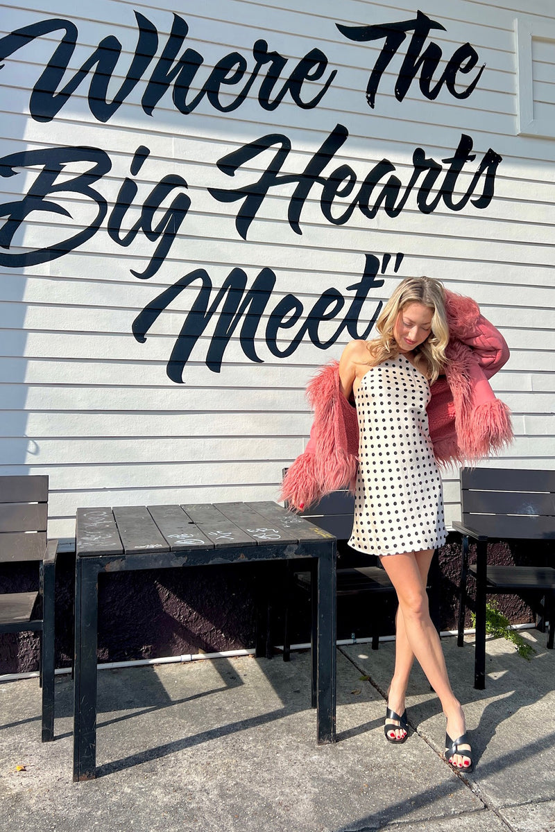 Deck the Halter Mini Dress