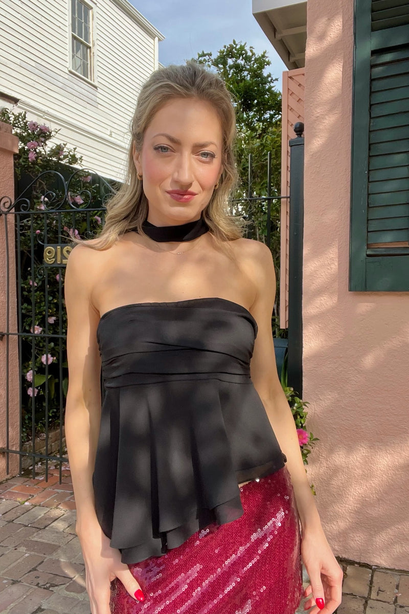 Pop the Champagne Sequin Mini Skort