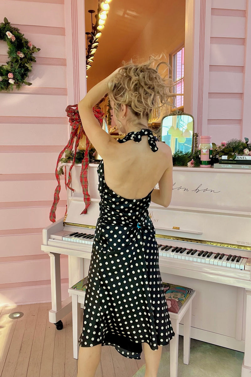 Deck the Halter Midi Dress