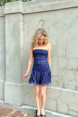 Call me Old Fashioned Strapless Mini