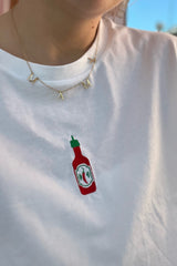 It's the Little Things Boxy Tee ~ Hot Sauce