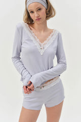 Eisley Knit Short ~ Blue