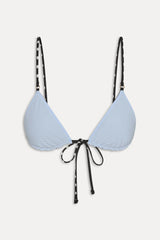 Elena Reversible Micro Bikini Top ~ Frost