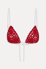 Elena Micro Crochet Bikini Top ~ Havana Crochet