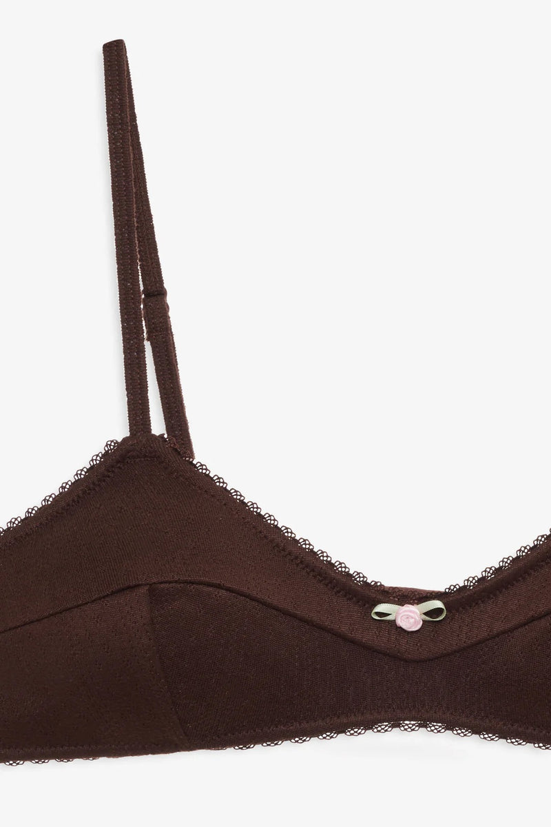 Elliana Bralette ~ Chocolate