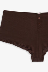 Elliana Sleep Short ~ Chocolate