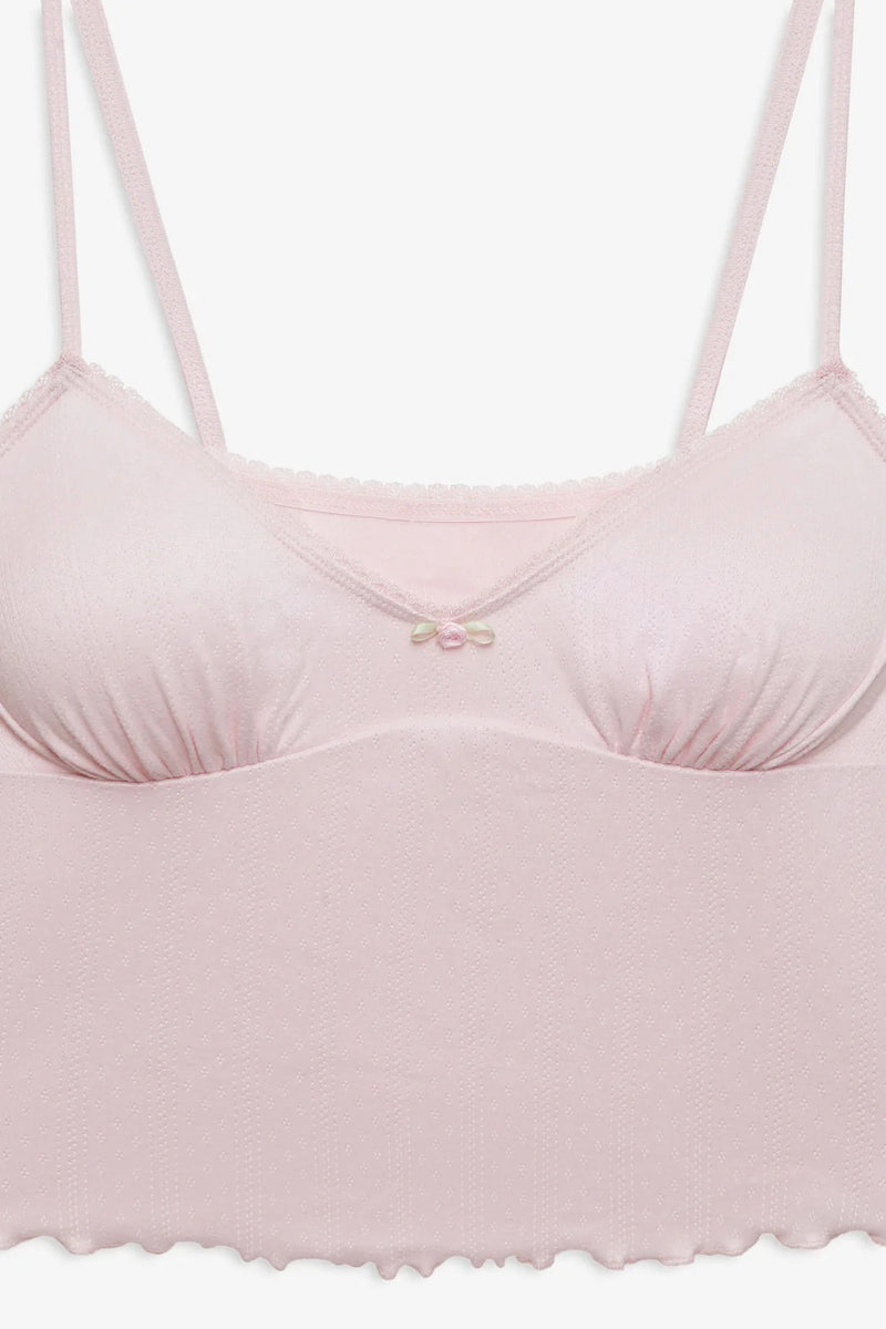 Elliana Sleep Top ~ Dusty Pink