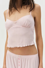 Elliana Sleep Top ~ Dusty Pink