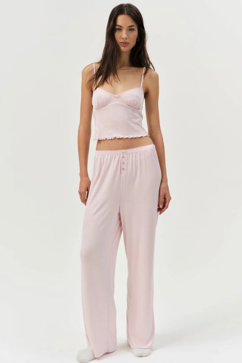 Elliana Sleep Top ~ Dusty Pink