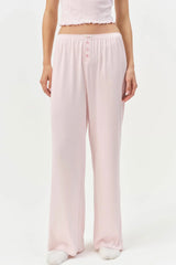 Elliana Wide Leg Pant ~ Dusty Pink
