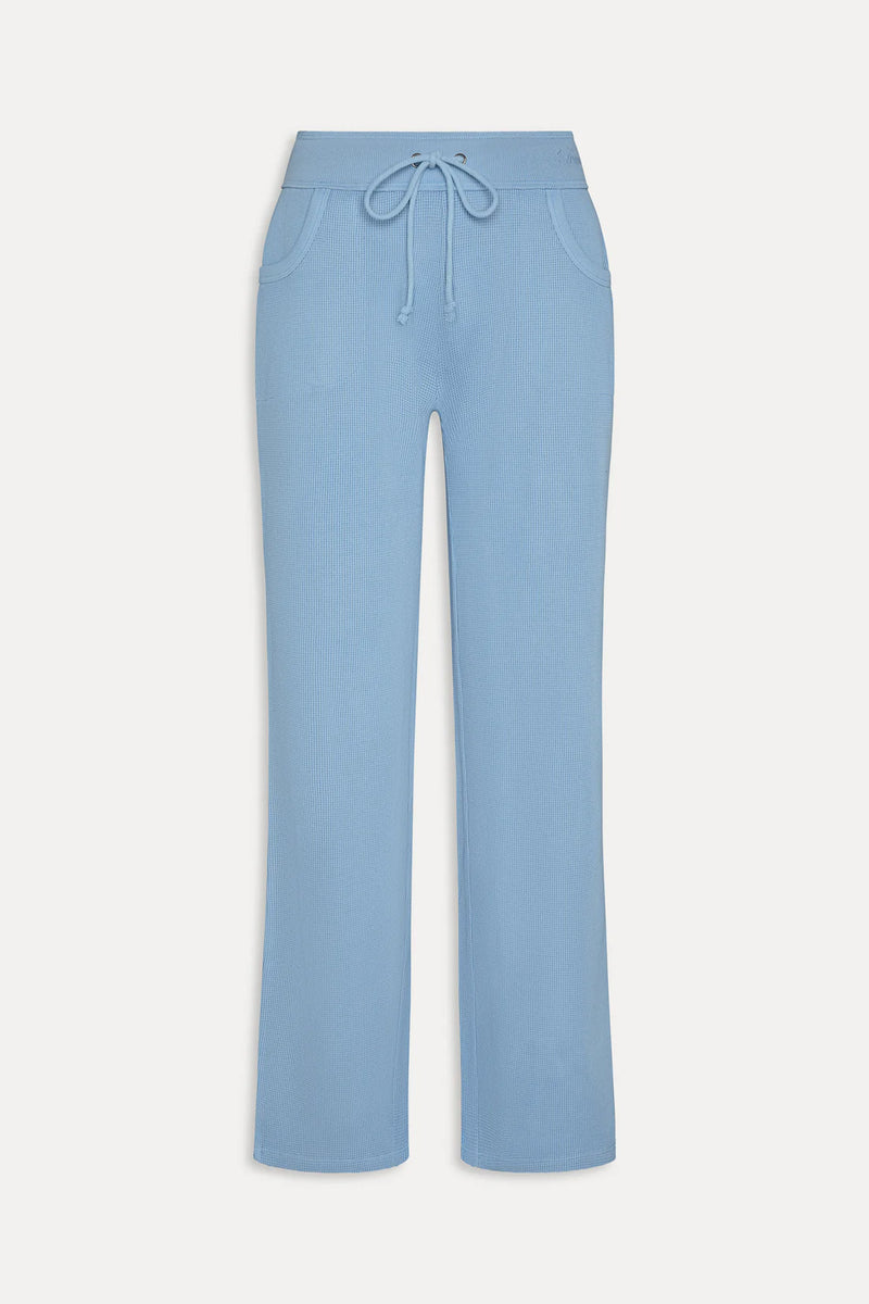 Emma Thermal Low Rise Pants ~ Lullaby Sky