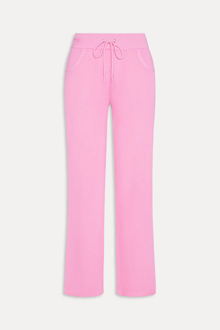 Emma Thermal Low Rise Pants ~ Blush