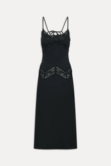 Ethereal Satin Lace Maxi Dress ~ Meet Me At Dawn