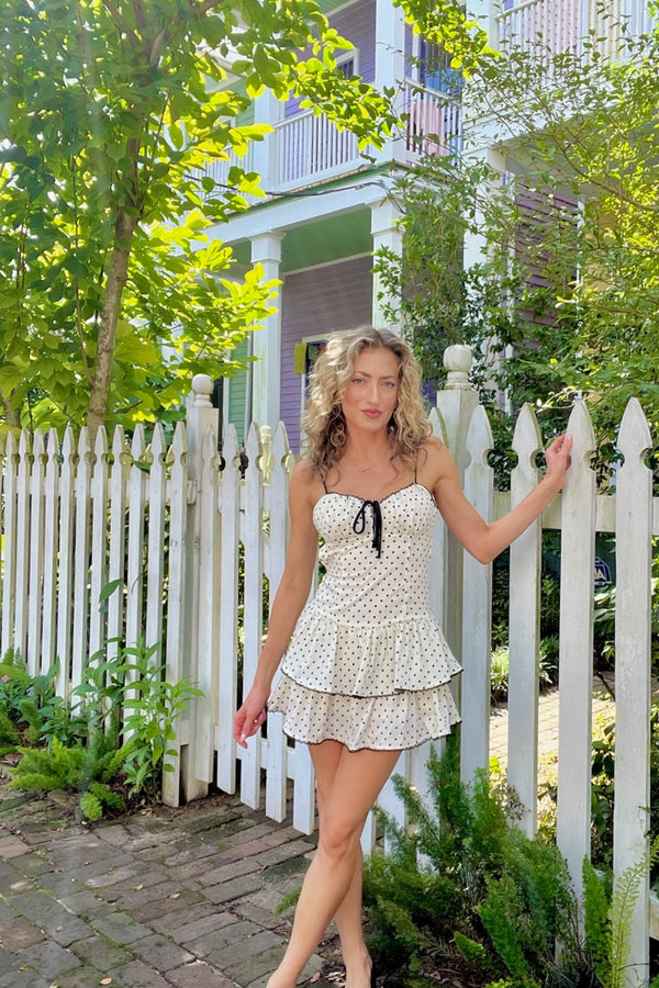 The Katy Ruffle Mini Dress