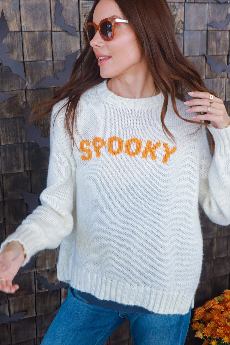 Spooky Crew Neck Sweater