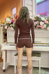 Lounging in Love Cable Knit Short