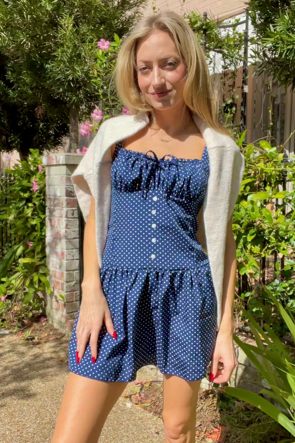 Dolly Polka Dot Mini Dress