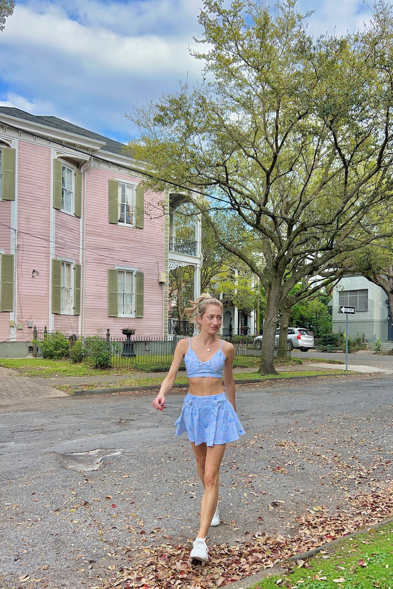 Corene Skort ~ Whisper Blue