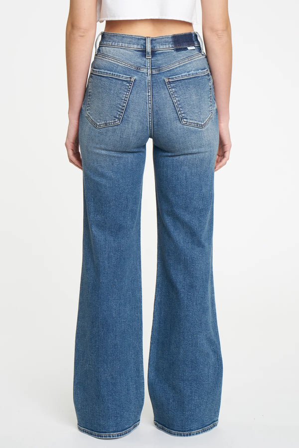 Far Out High Rise Relaxed Flare Jean ~ Oui