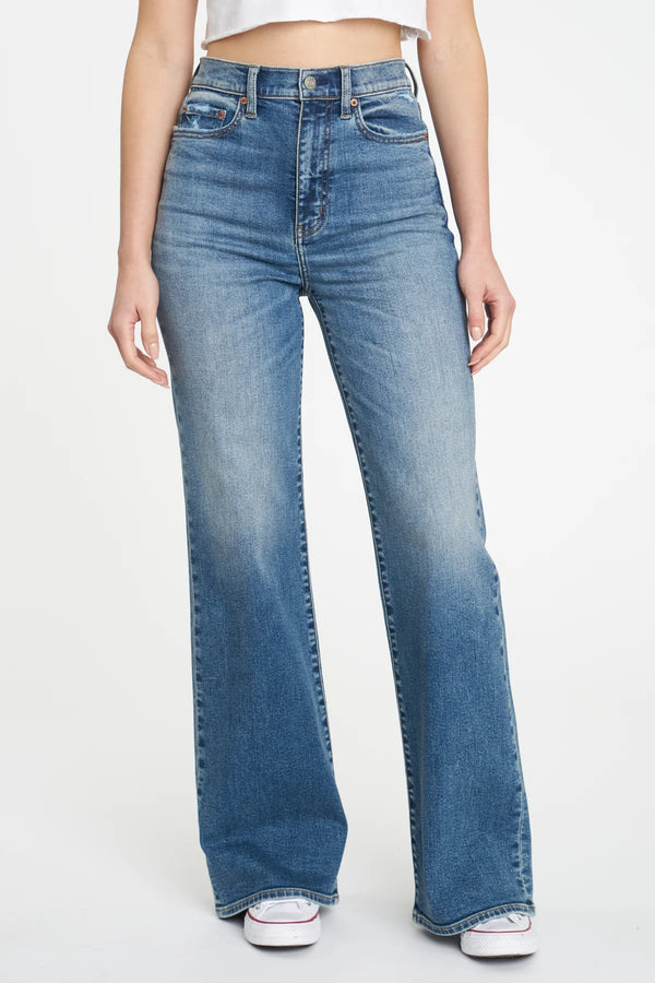 Far Out High Rise Relaxed Flare Jean ~ Oui